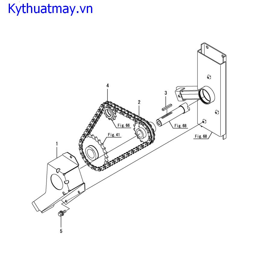 Xích truyền động cắt